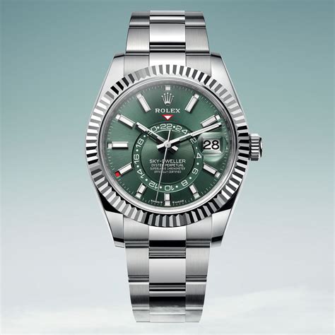 silver sjydweller rolex|Rolex Sky-Dweller specs.